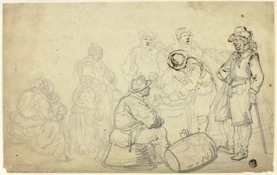 Escena campesina de Willem van de Velde I