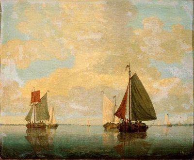 Barcos de vela, siglo XVII de Willem van de Velde the Younger