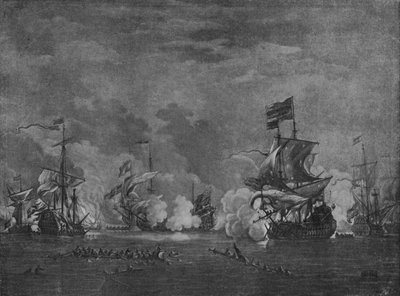 Sir Edward Spragge y Cornelius Tromp, finales del siglo XVII de Willem van de Velde the Younger