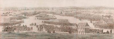 Una gran revista en Hounslow Heath de Willem van de the Elder Velde