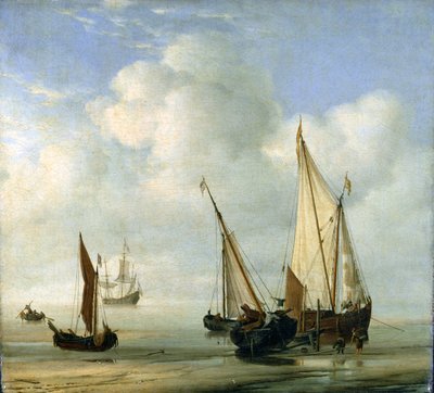 Mar en calma de Willem van de Velde the Younger
