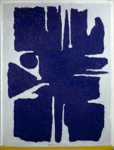 Aru azul oscuro de Willi Baumeister