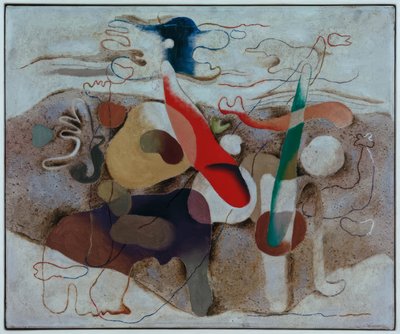 Eidos con paisaje de Willi Baumeister