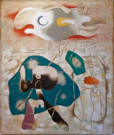 Eidos con una gran ameba de Willi Baumeister