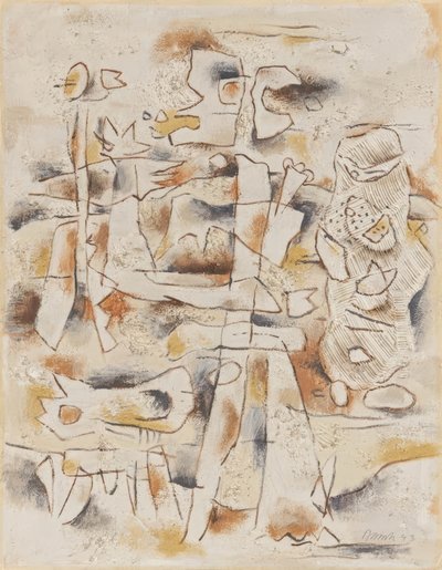 Paisaje rocoso de Willi Baumeister