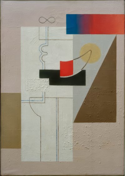 Figura con colores prismáticos de Willi Baumeister