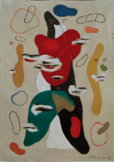 Figura de llama de Willi Baumeister