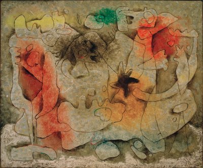 Conversación V de Willi Baumeister