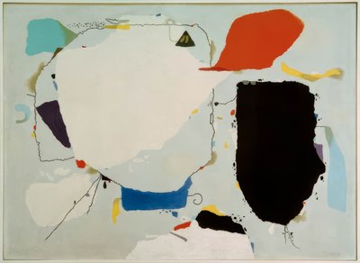 Monturi en rojo y azul de Willi Baumeister