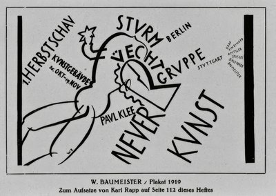 Cartel  de Willi Baumeister