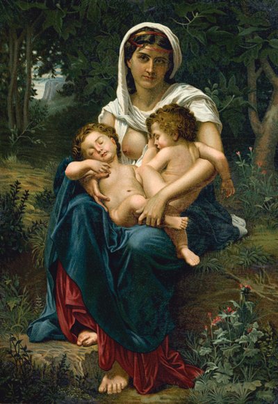 Caridad de William Adolphe (after) Bouguereau