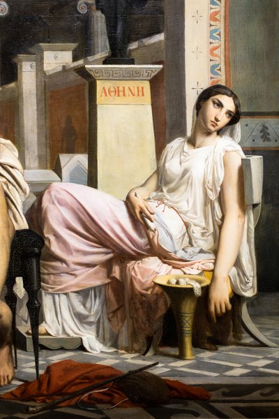 Odiseo reconocido por su nodriza a su regreso de Troya de William Adolphe Bouguereau
