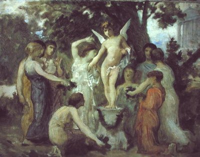 Ofrenda a Cupido de William Adolphe Bouguereau