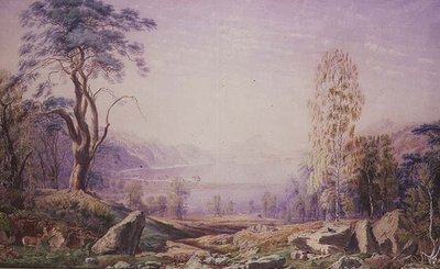 Loch Garry, Invernesshire, otoño 1856 de Joseph Mallord William Turner