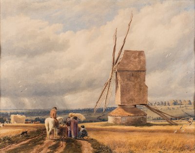 The Old Mill, fecha desconocida (acuarela sobre papel) de William (1789 1862) Turner