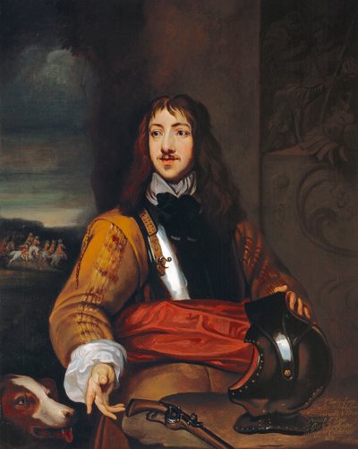 Coronel Richard Neville o Sir Charles Lucas (1615-76) c. 1643 (óleo sobre lienzo) de William (after) Dobson