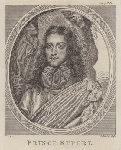 Príncipe Ruperto del Rin, soldado alemán que luchó en el bando realista en la Guerra Civil Inglesa de William (after) Dobson