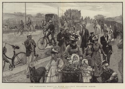 "En Pleno Placer", una Escena de Día Festivo en la Carretera de William (after) Hatherell