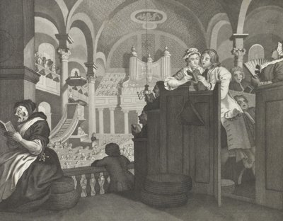 El domingo libre de Goodchild de William (after) Hogarth