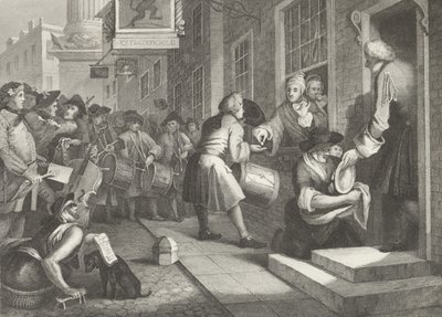 El día de la boda de Goodchild de William (after) Hogarth