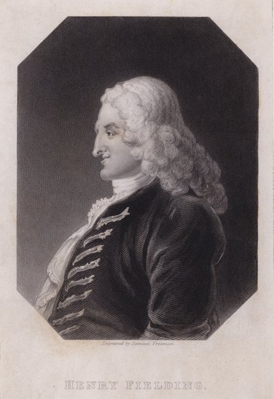 Henry Fielding, novelista y dramaturgo inglés de William (after) Hogarth