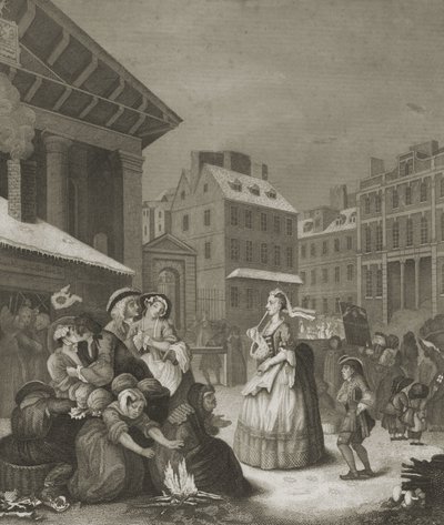 Mañana - Calles de Londres de William (after) Hogarth