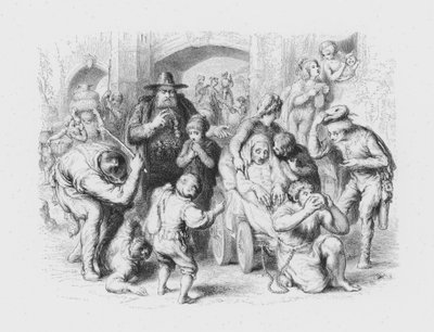 Shakespeare, Todo el Mundo es un Escenario de William (after) Mulready