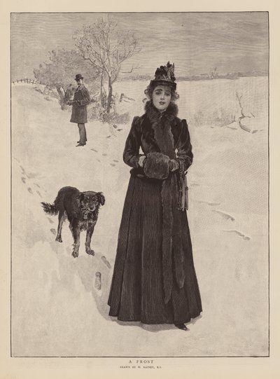 Una helada (grabado) de William (after) Rainey