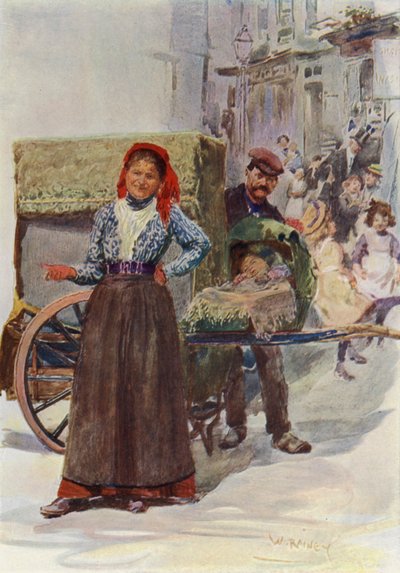 El órgano (litografia en color) de William (after) Rainey