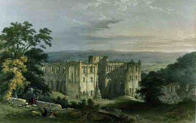 Abadía de Rievaulx en el Valle del Rye, de 