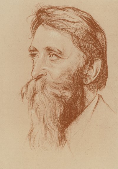 Gordon Bottomley (lito) de William (after) Rothenstein
