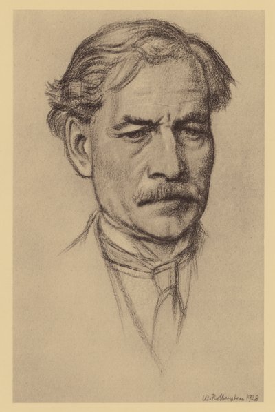 Retrato de Rt Hon J Ramsay Macdonald (litografía) de William (after) Rothenstein
