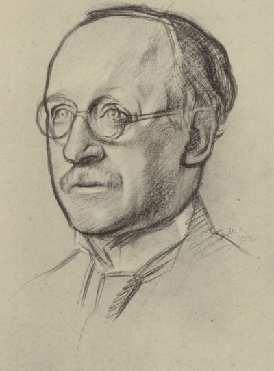 Sir Edwin Lutyens, RA (lito) de William (after) Rothenstein