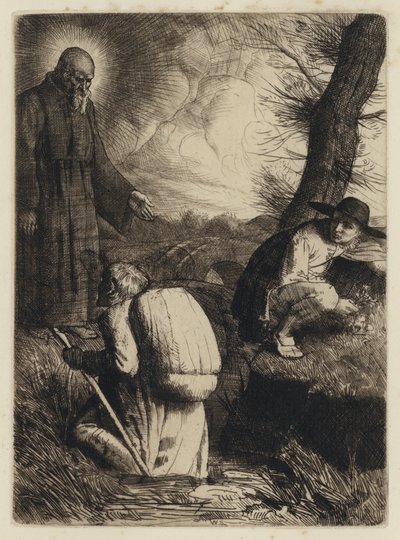 El progreso del peregrino de Bunyan: El cenagal del desaliento (grabado) de William (after) Strang
