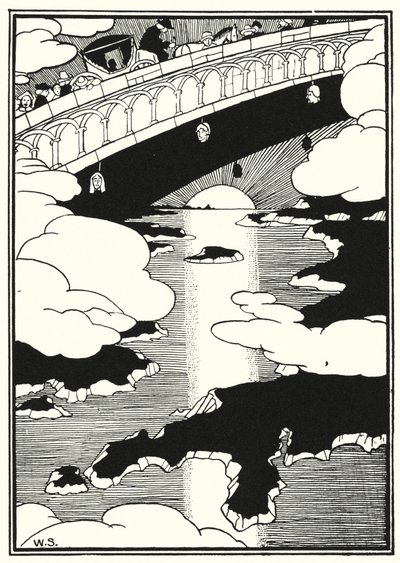 Ilustración de las Aventuras del Barón Munchausen (grabado) de William (after) Strang