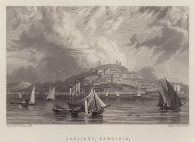 Cagliari, Cerdeña de William (after) Westall