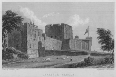 Castillo de Carlisle (grabado) de William (after) Westall