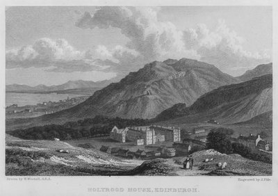 Holyrood House, Edimburgo de William (after) Westall