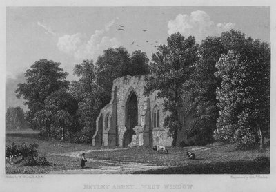 Abadía de Netley, Ventana Oeste de William (after) Westall