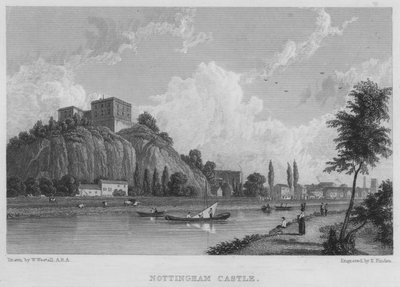 Castillo de Nottingham de William (after) Westall