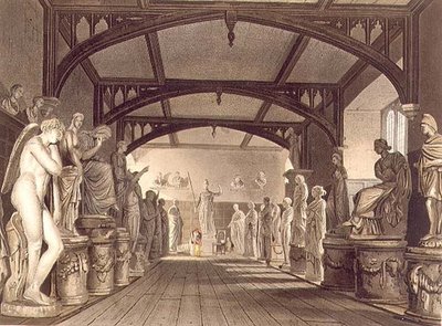 La Galería de Estatuas, ilustración de la 