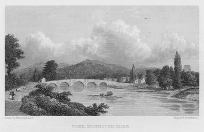 Uske, Monmouthshire de William (after) Westall