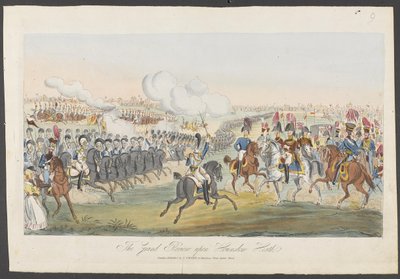 La Gran Revista en Hounslow Heath de William (attr. to) Heath