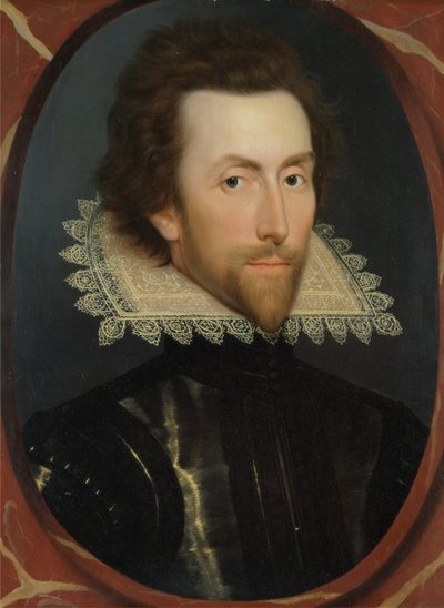 Retrato de Grey Brydges, Quinto Barón Chandos de Sudeley (c. 1581-1621) c.1615 de William (attr. to) Larkin