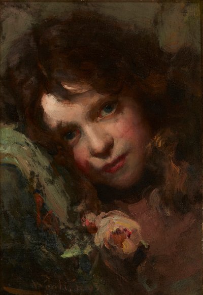 Estudio de una cabeza de William A. Pratt