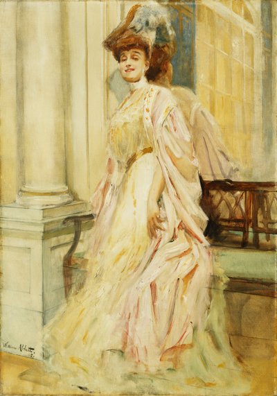 Una dama elegante de William Ablett