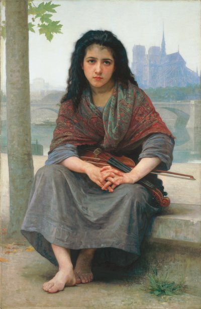 La desarraigada, 1890 de William Adolphe Bouguereau