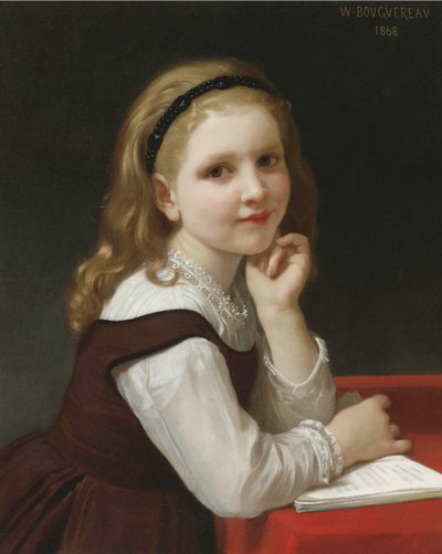 Distracción de William Adolphe Bouguereau