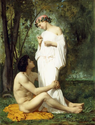 Idilio, 1851-52 de William Adolphe Bouguereau