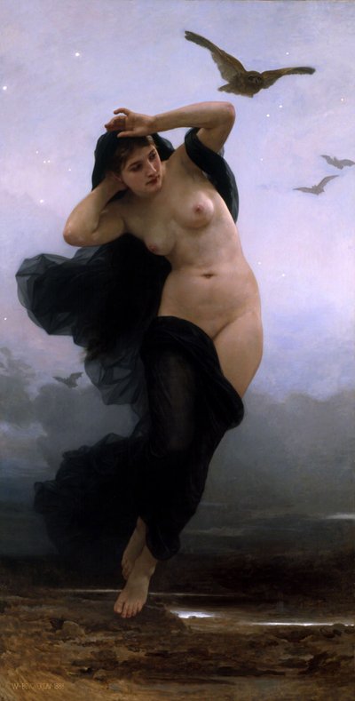 La Noche de William Adolphe Bouguereau